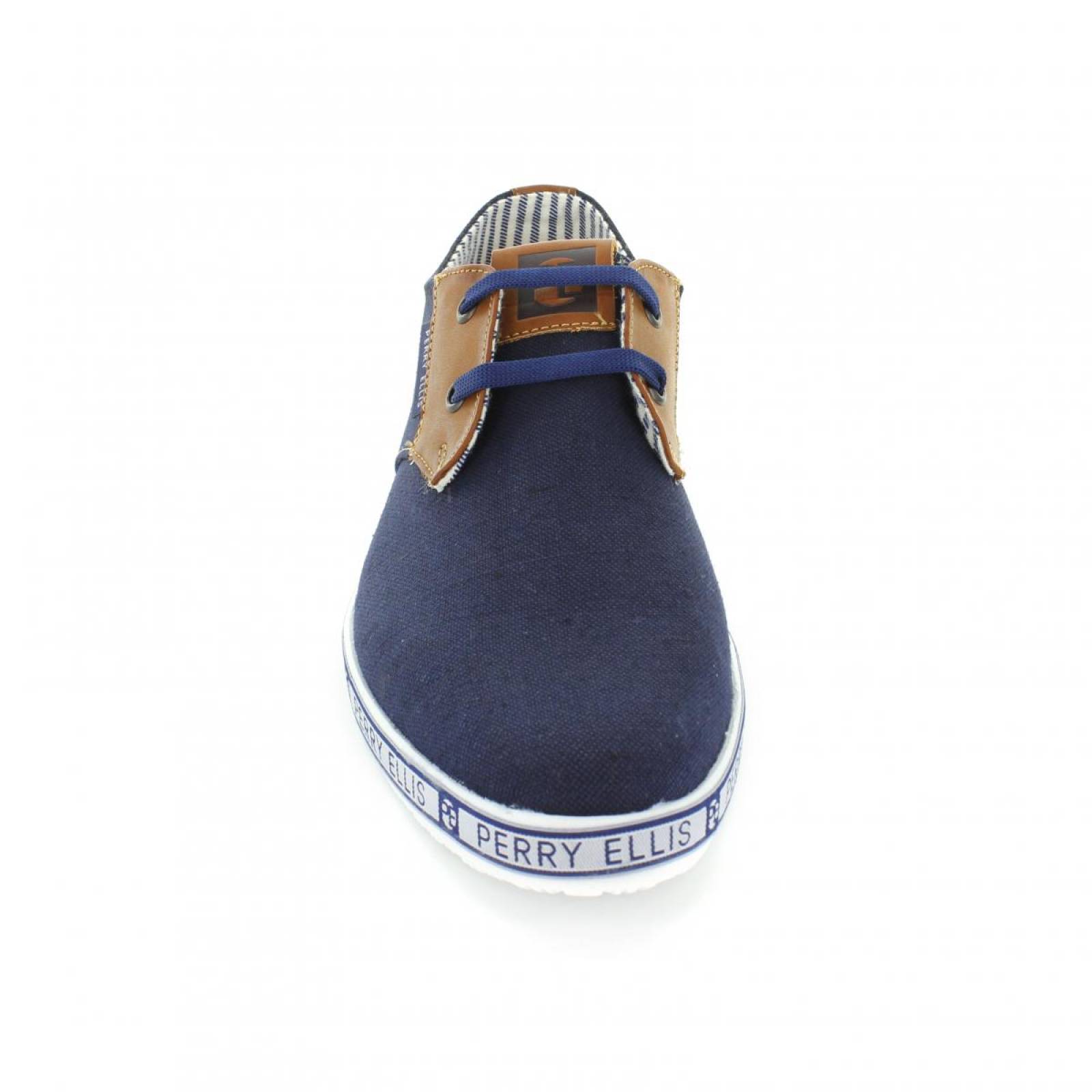 Zapato para Hombre Perry Ellis PE 1453 029596 Color Marino