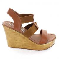 Sandalia Para Mujer Muzza 2128-032507 Color Cafe