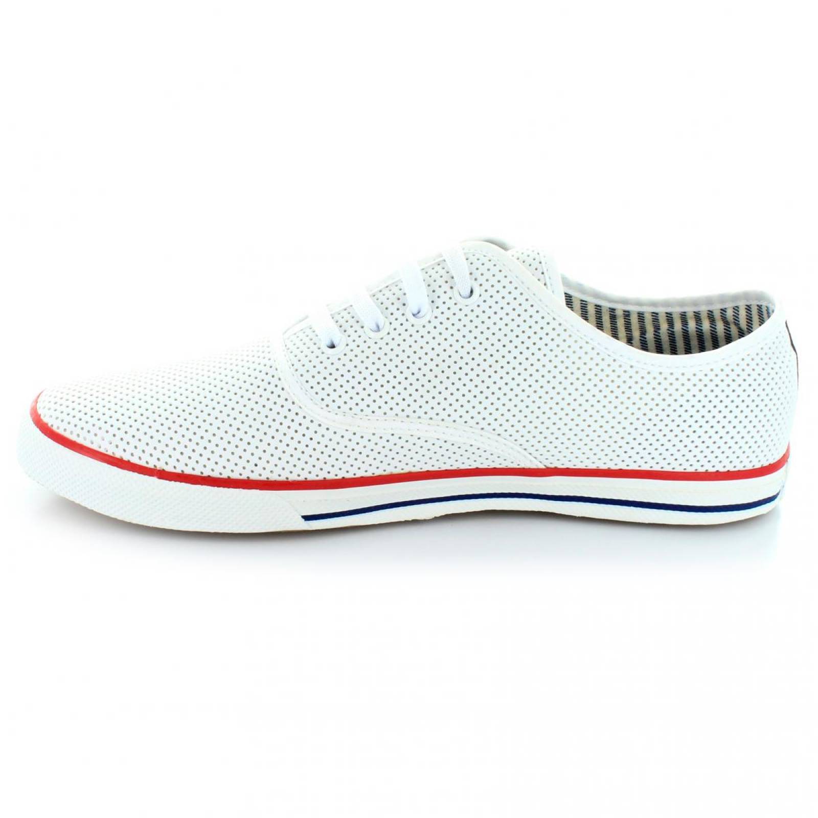 Tenis para Hombre Perry Ellis 5400 035662 Color Blanco