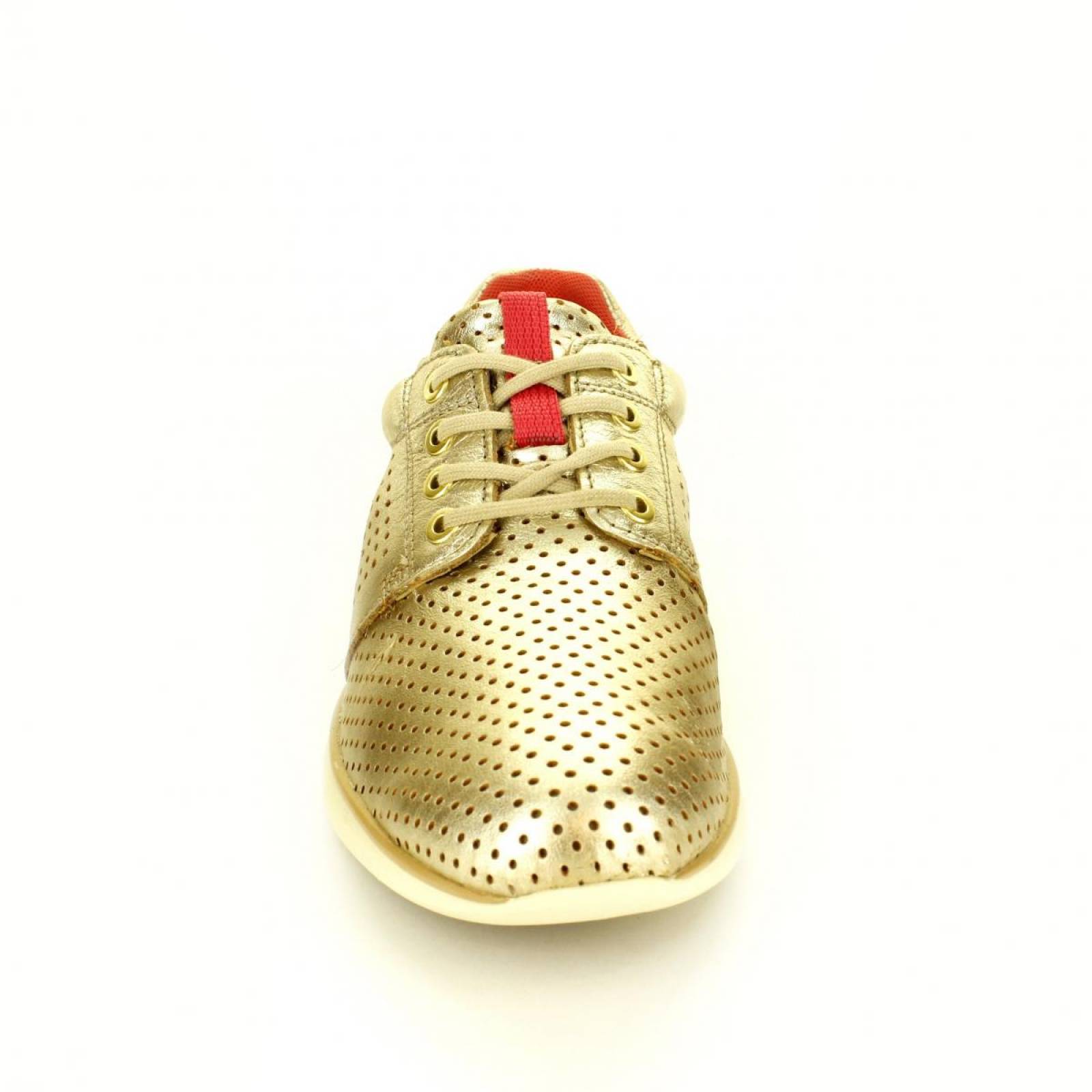 Tenis para Mujer Flexi 28206 035635 Color Oro