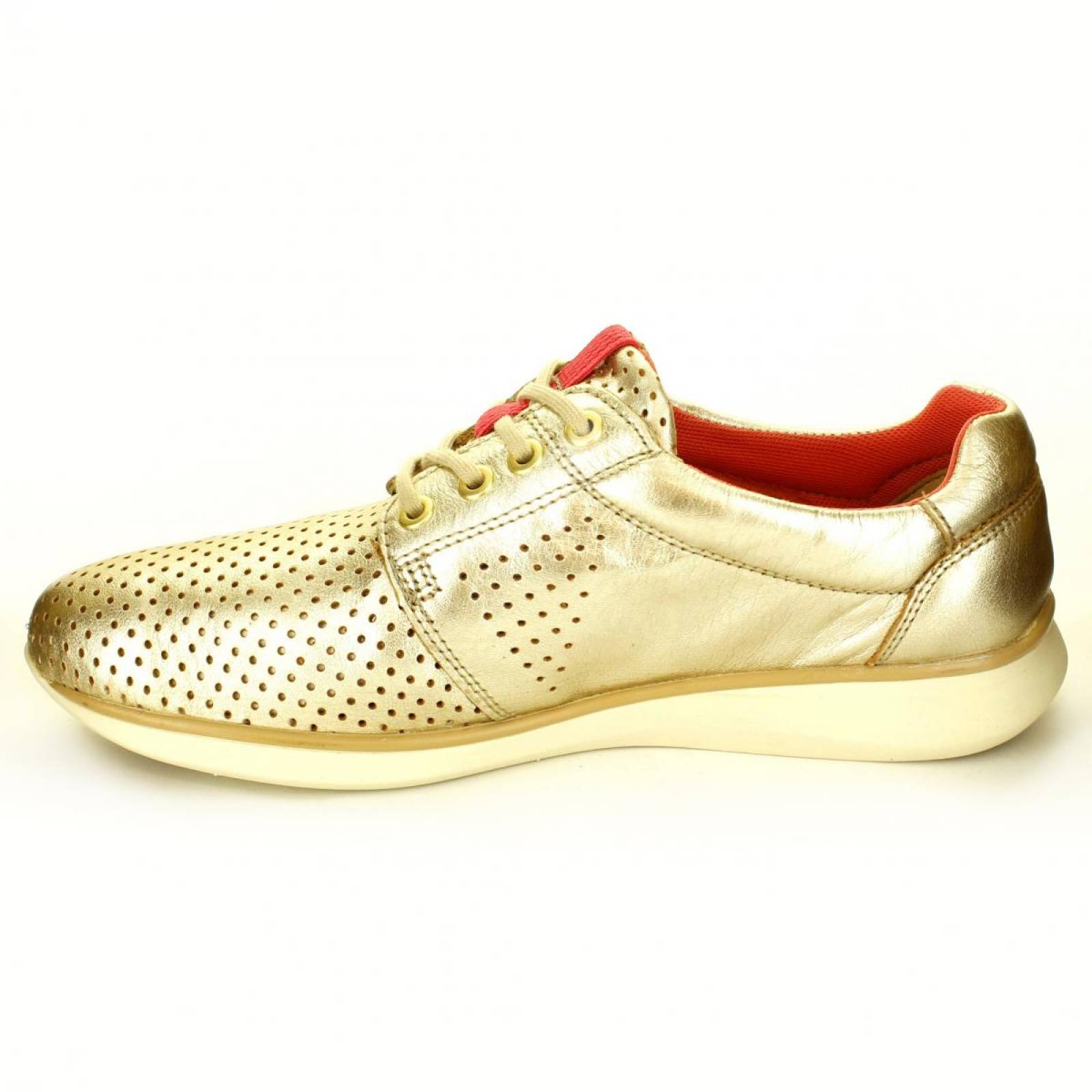 Tenis para Mujer Flexi 28206 035635 Color Oro