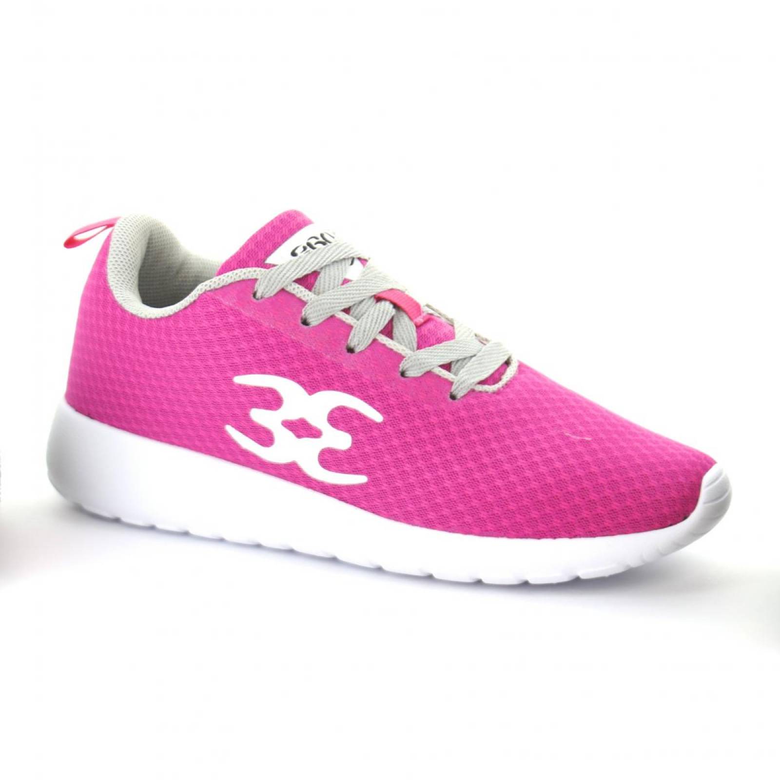 Tenis Para Mujer 360 Footwear 304 043555 Color Fiusha Blanco