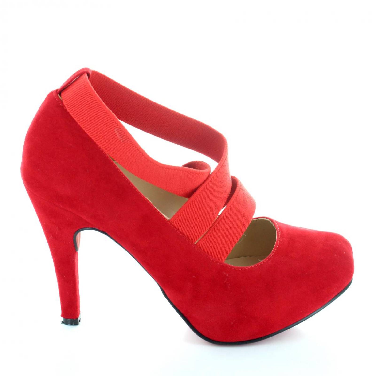 Zapatilla para Mujer Muzza 10518 036043 Color Rojo