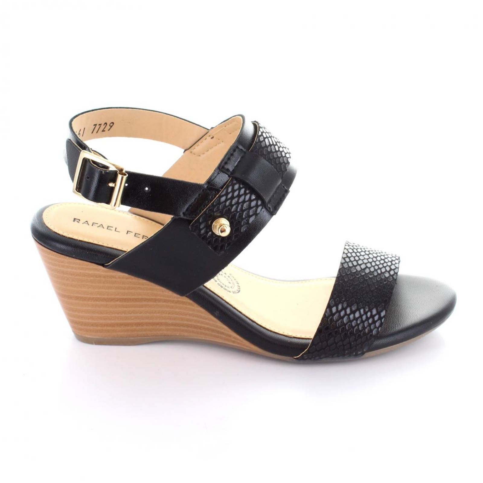 Sandalia para Mujer Rafael Ferrigno 2161-047785 Color Negro