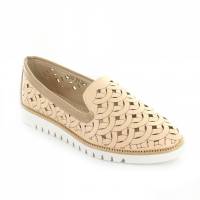 Mocasin Para Mujer Diana Denisse 40028 049474 Color Avena Ostra