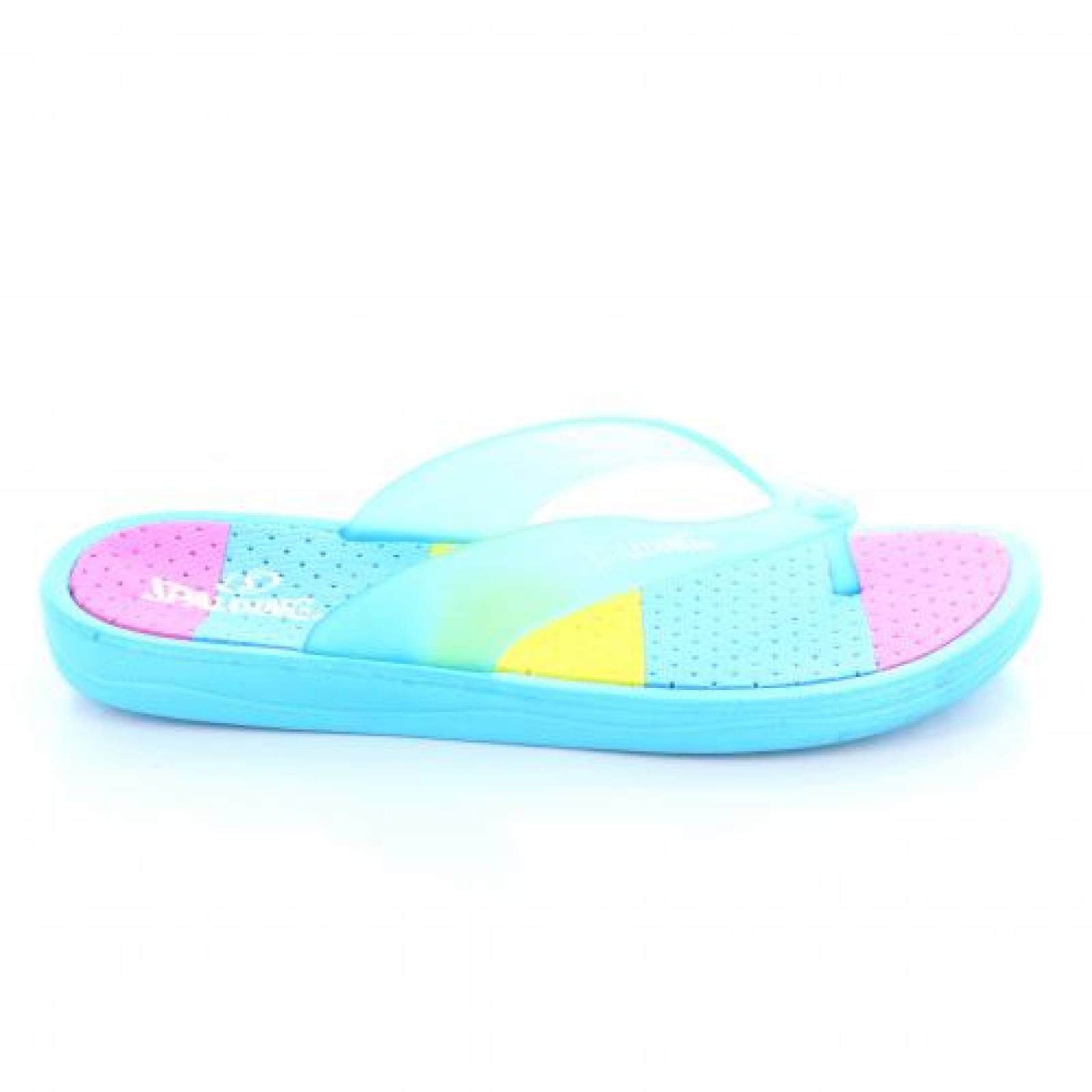 Sandalia para Mujer Spalding 13038 045345 Color Aqua Multicolor