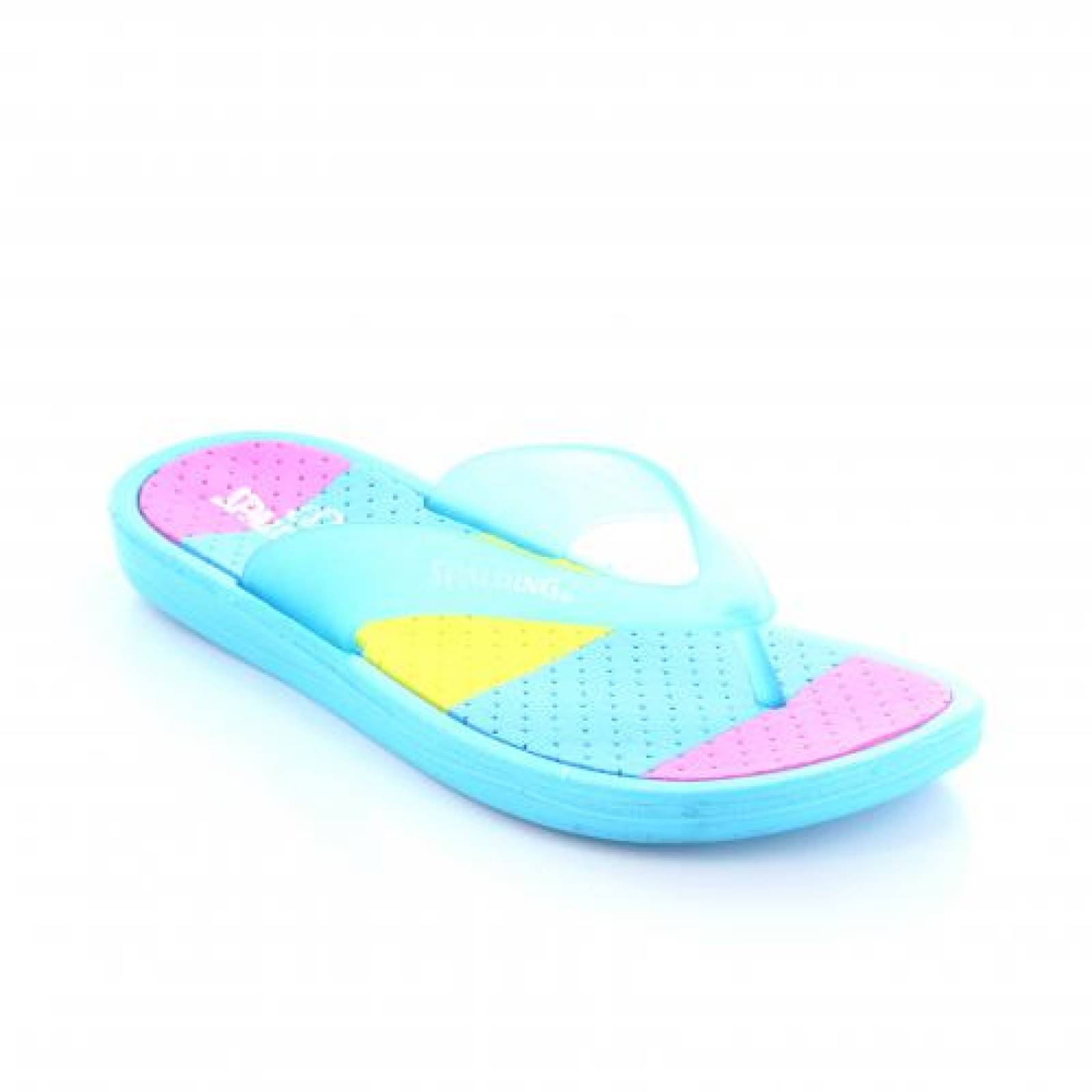 Sandalia para Mujer Spalding 13038 045345 Color Aqua Multicolor