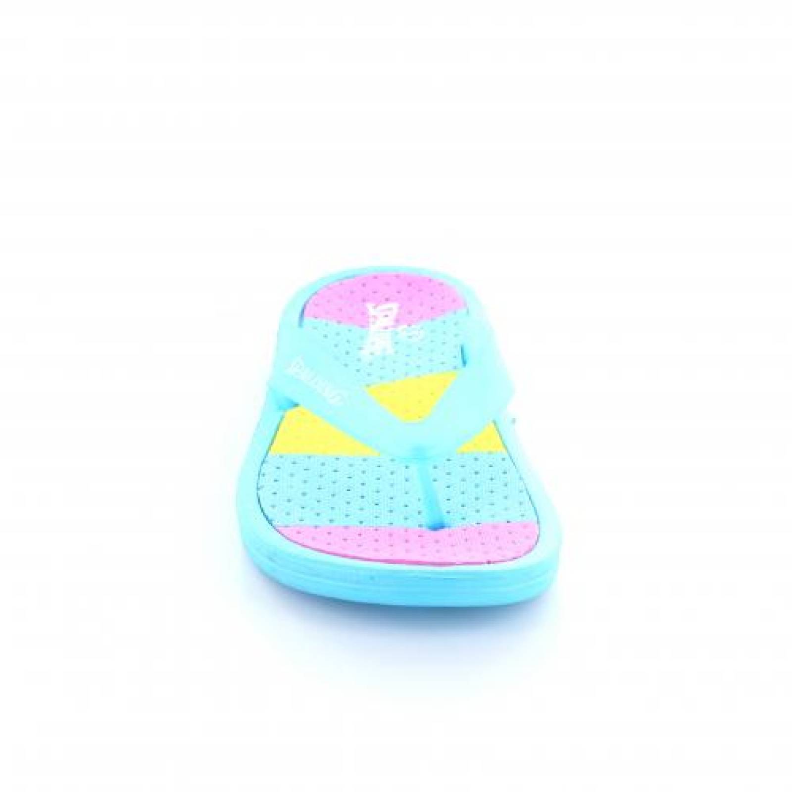 Sandalia para Mujer Spalding 13038 045345 Color Aqua Multicolor