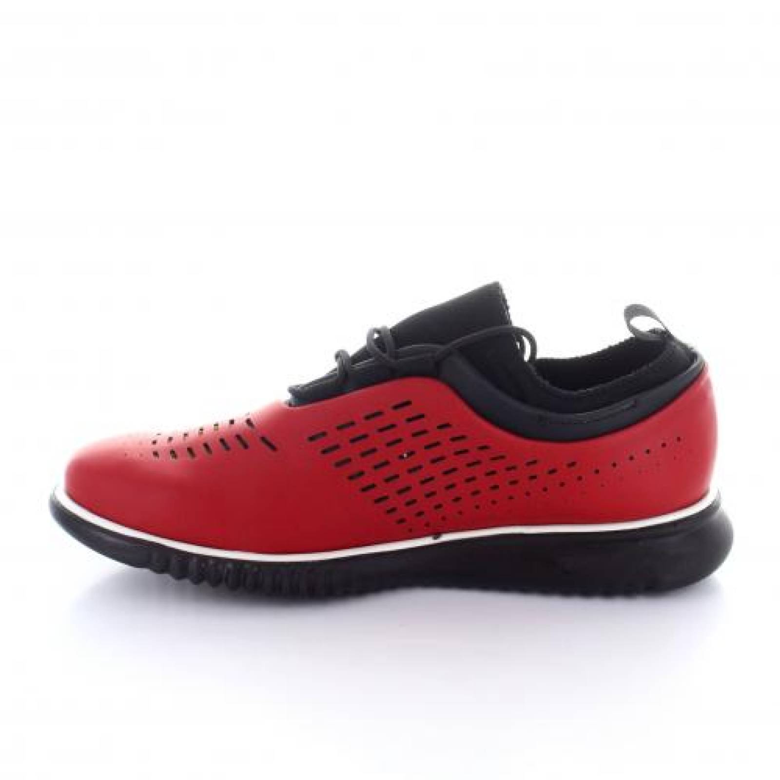 Tenis para Hombre Emilio Bazan 114 10 051622 Color Rojo   Negro