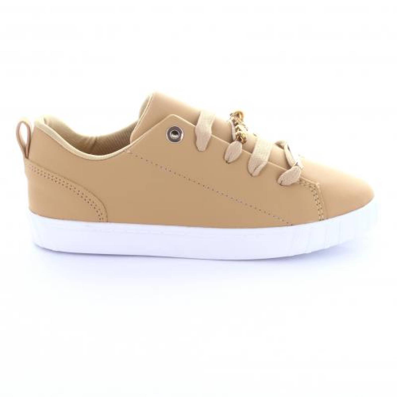 tenis color beige mujer