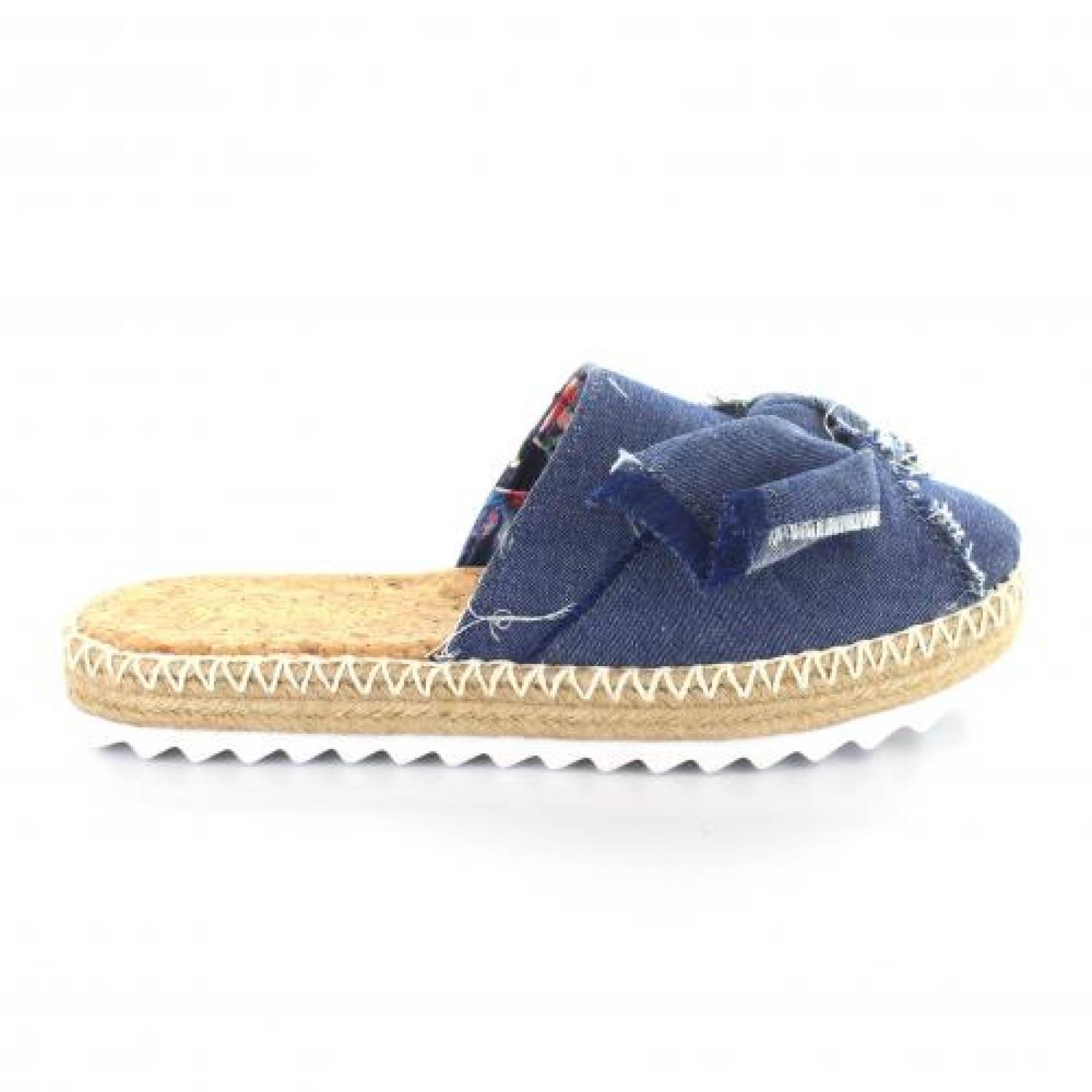 Mocasin para Mujer Brantano 3902 050225 Color Azul Mezclilla