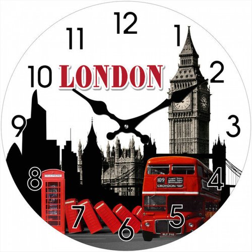 Reloj de cristal imagen de Londres Tutti-Home