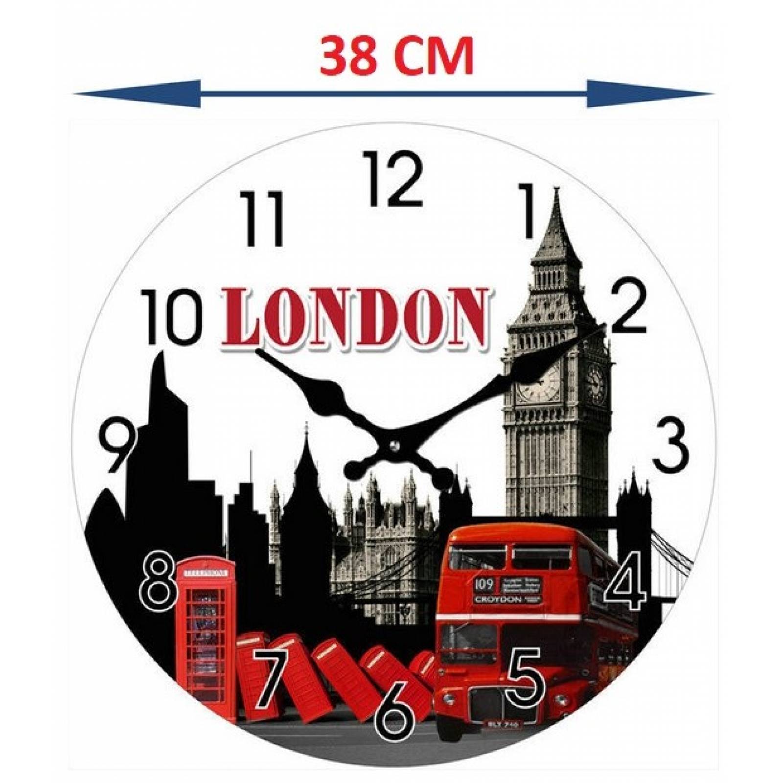 Reloj de cristal imagen de Londres Tutti-Home