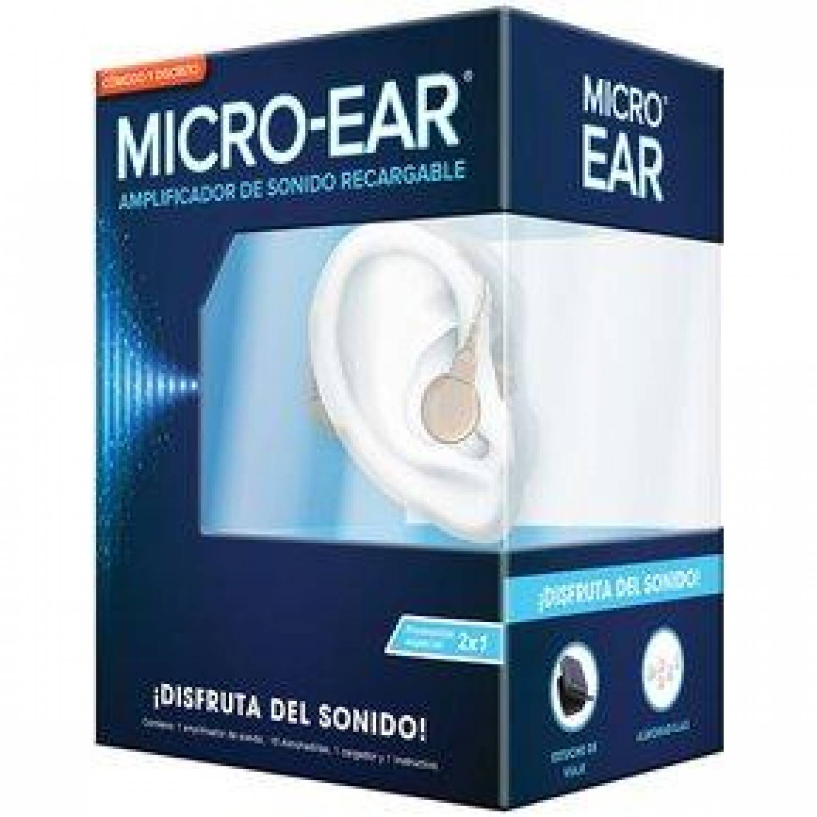 2 x 1 Amplificador De Sonido Micro Ear - SKU 103049 