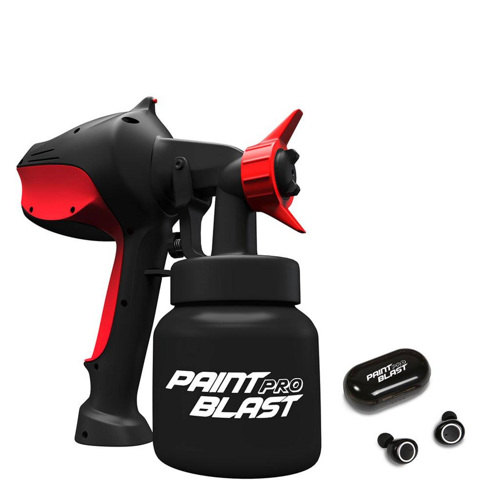 Combo Pistola para Pintar Paint Blast y Audífonos 