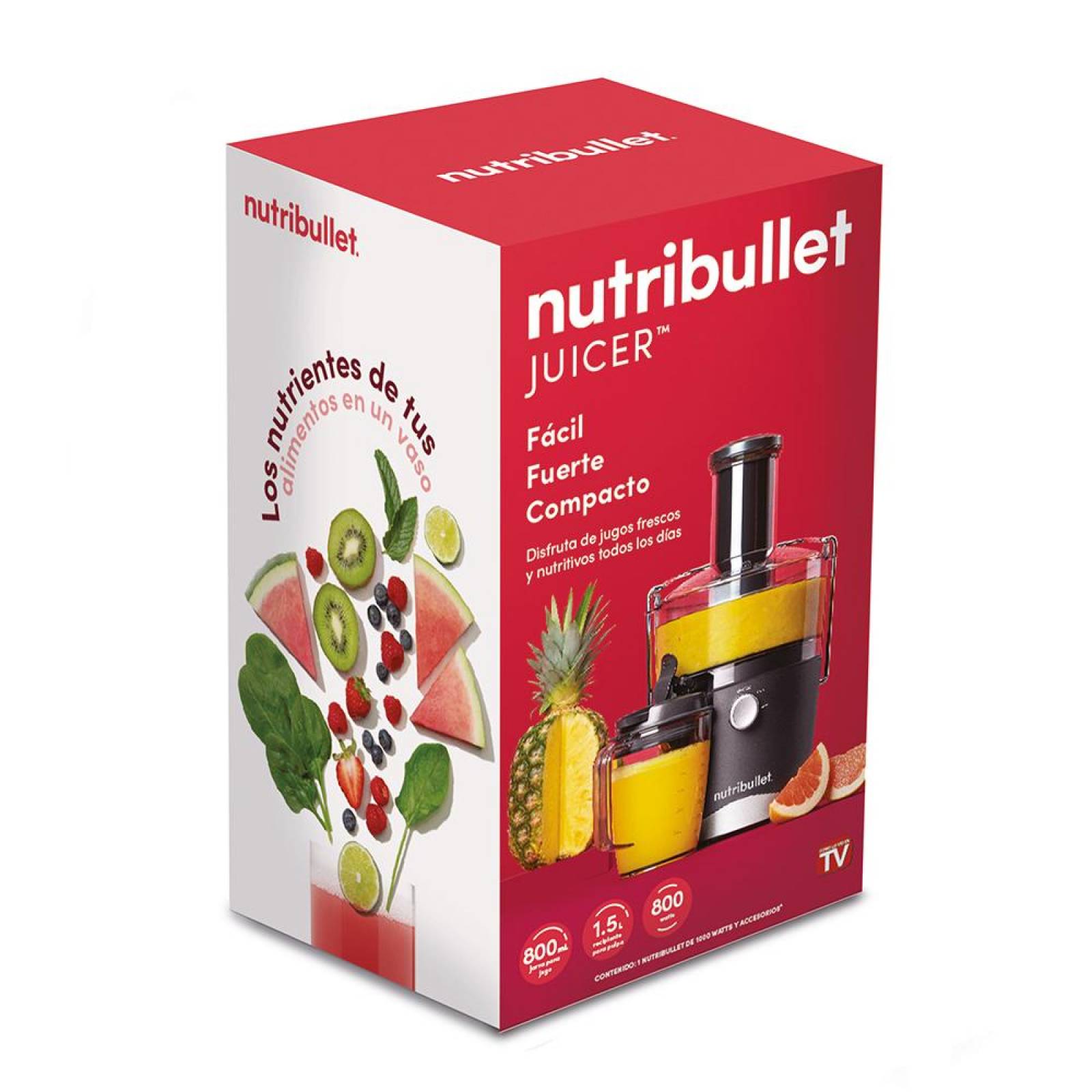 Extractor de jugos Nutribullet Juicer Accesorios 800 W 