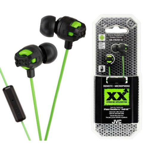Audifonos JVC Stereo Headphones color  verde