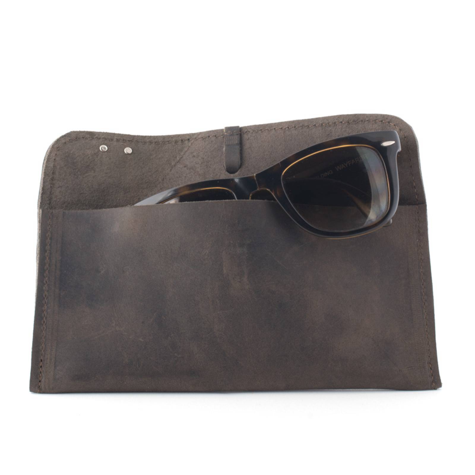 Estuche Lentes Café Oscuro