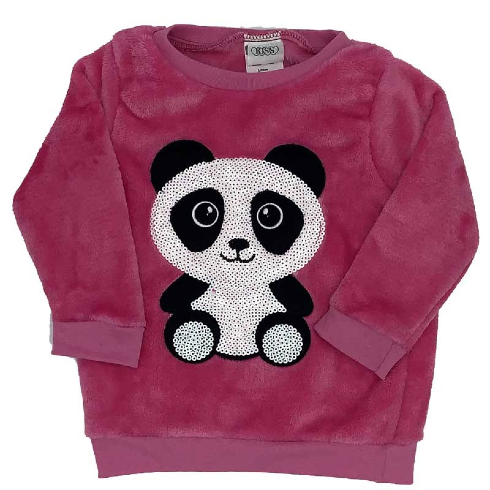Sudadera oso panda lentejuela