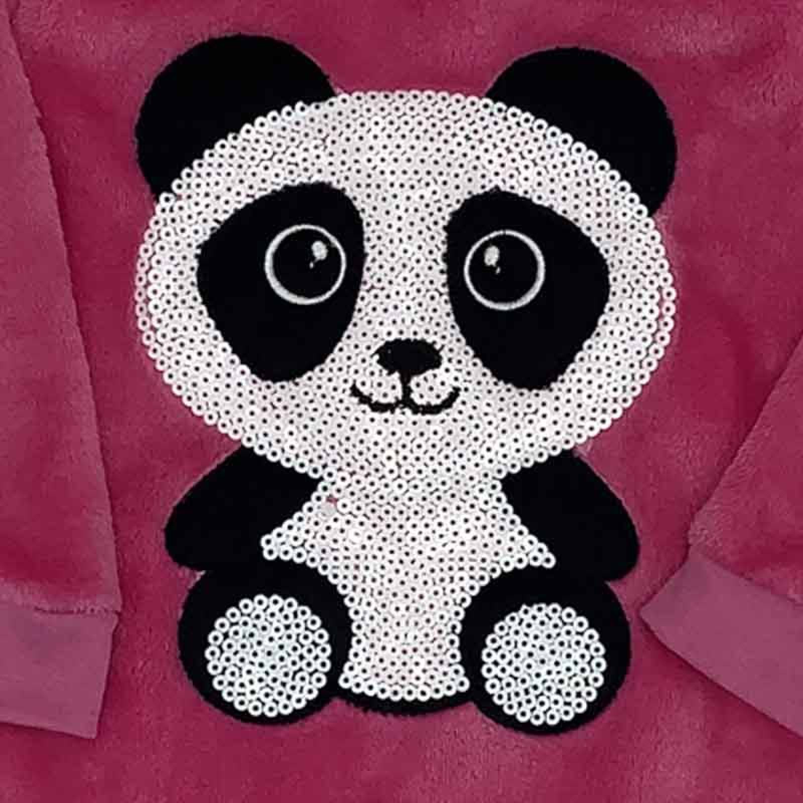 Sudadera oso panda lentejuela