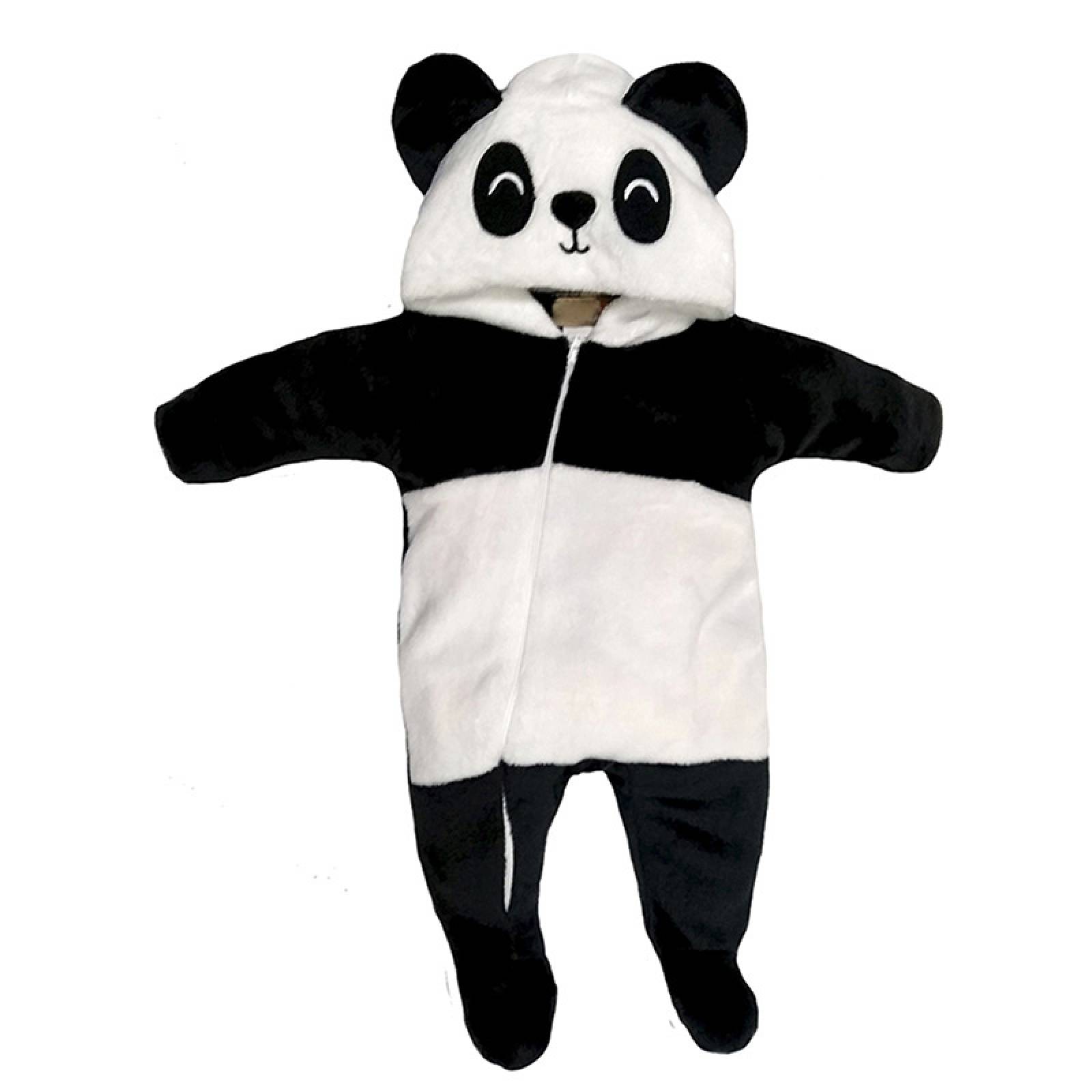 Mameluco con gorro bordado Oso Panda