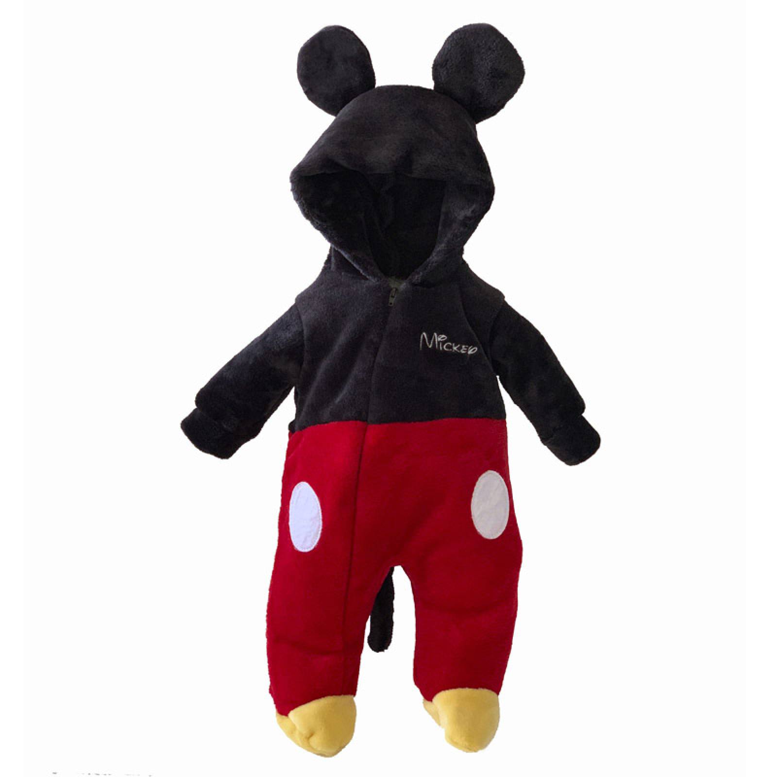 Paquete 3 Mamelucos con Gorro Bordado Disney Mickey, Sulley, Mike