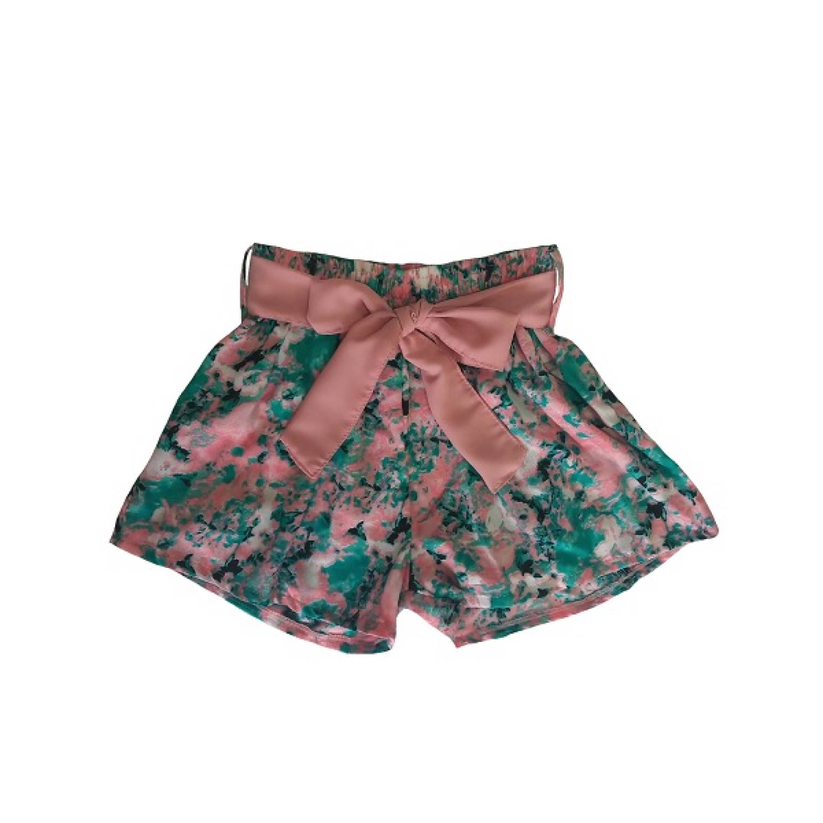 Conjunto para Niña Shorts y Blusa de Tirantes Floreado