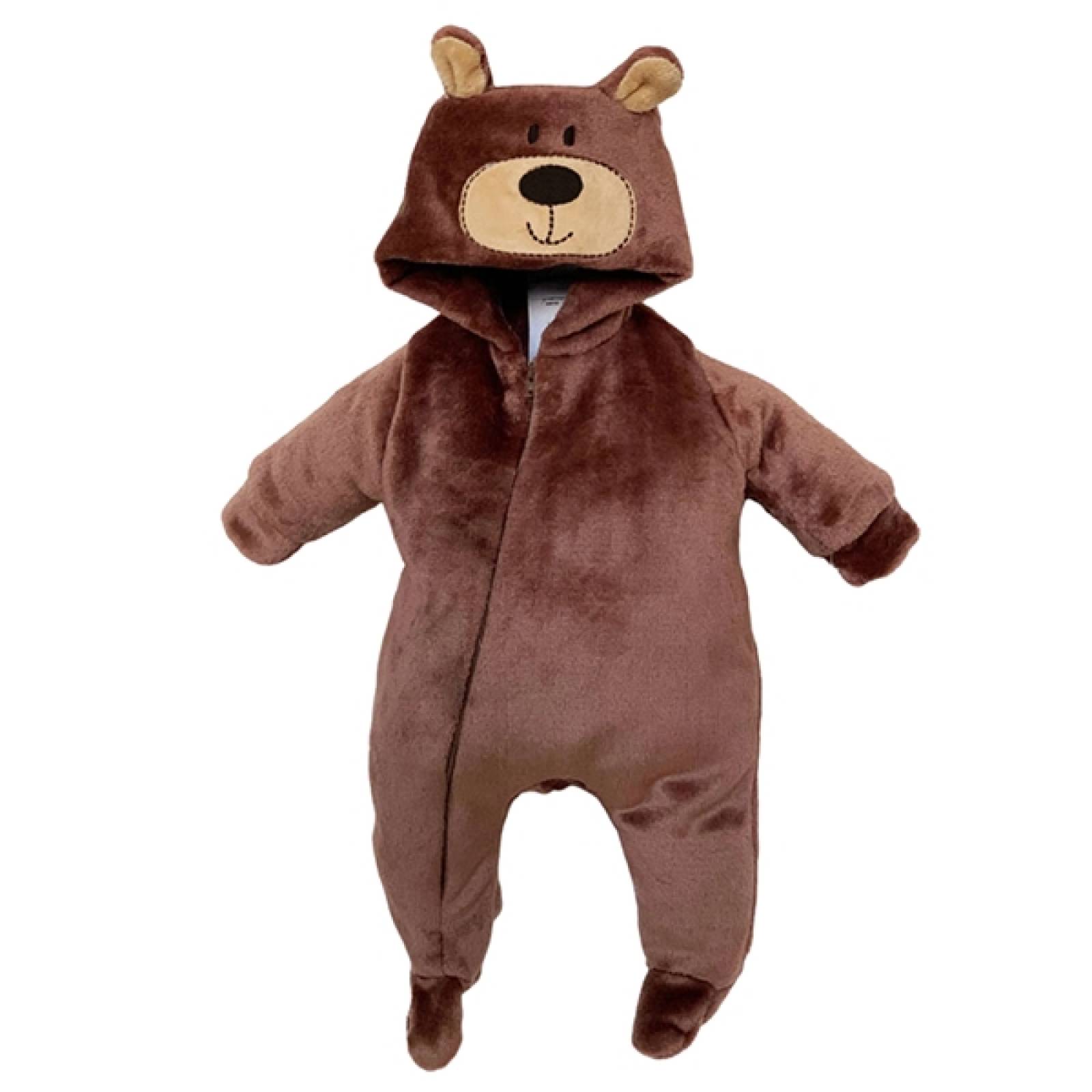 Kit 3 Mamelucos con Gorro Bordado Kiss Conejo, Raton, Oso