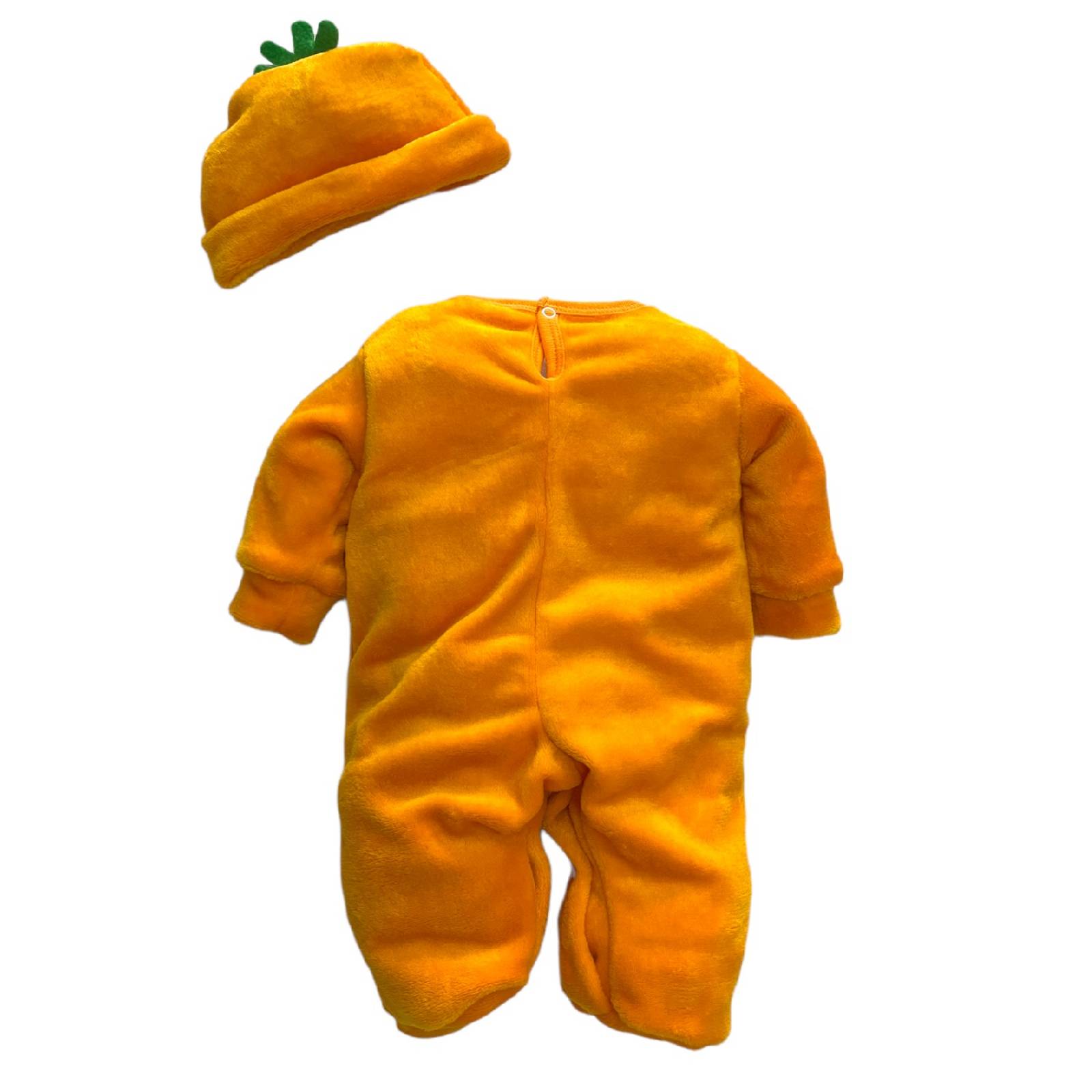 Mameluco con Gorro Baby Kiss Halloween Calabaza