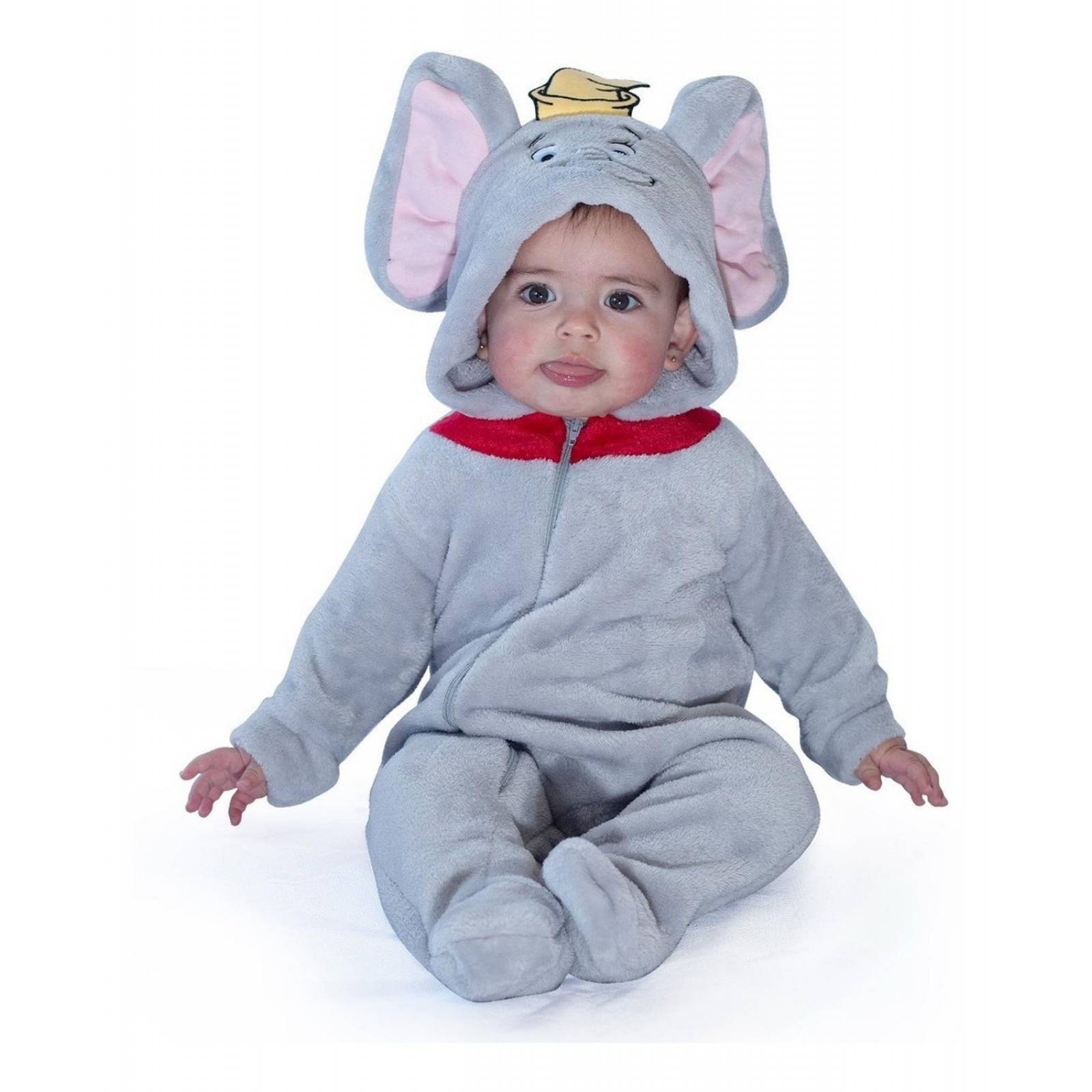Mameluco Disney Con Gorro Bordado Dumbo 
