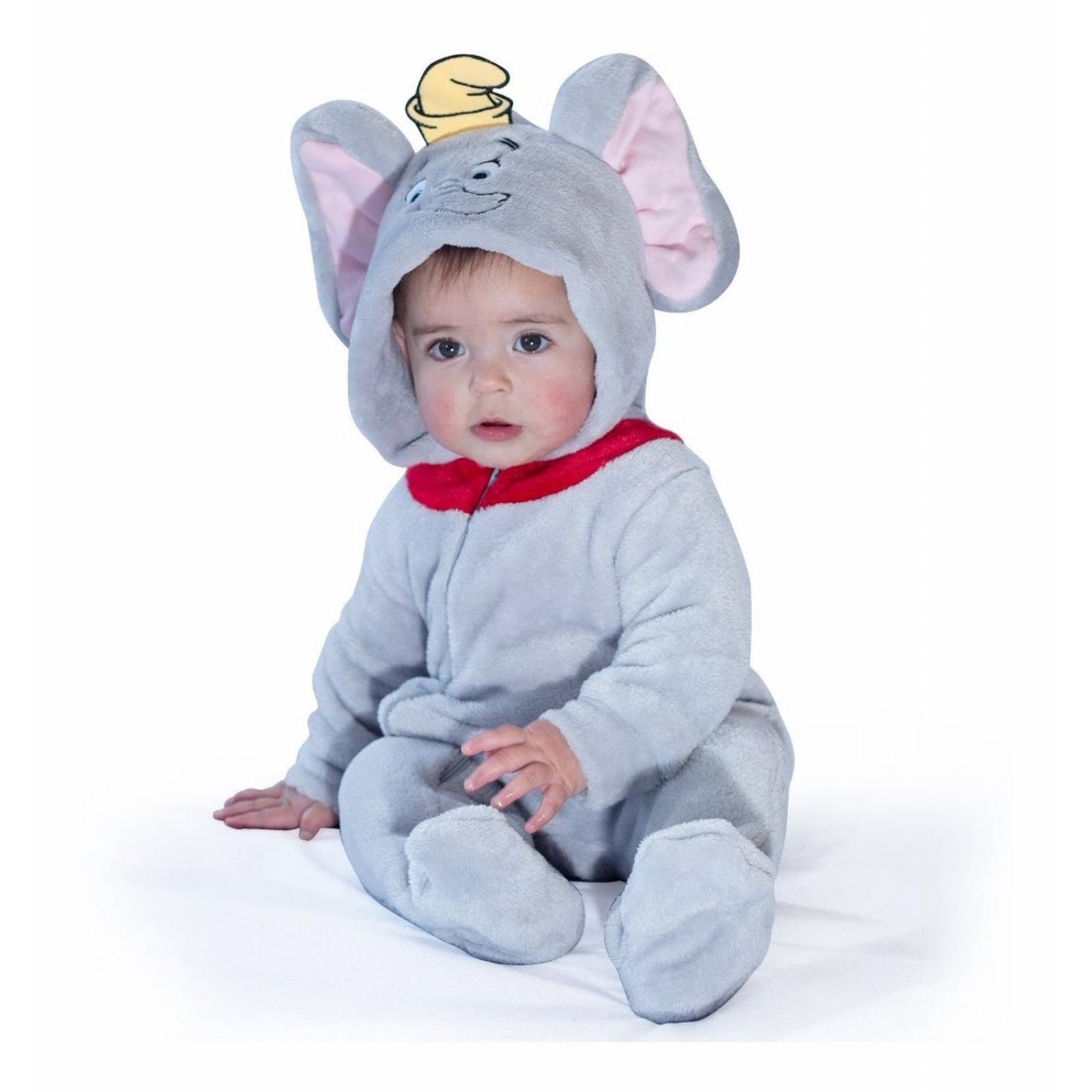 Mameluco Disney Con Gorro Bordado Dumbo 