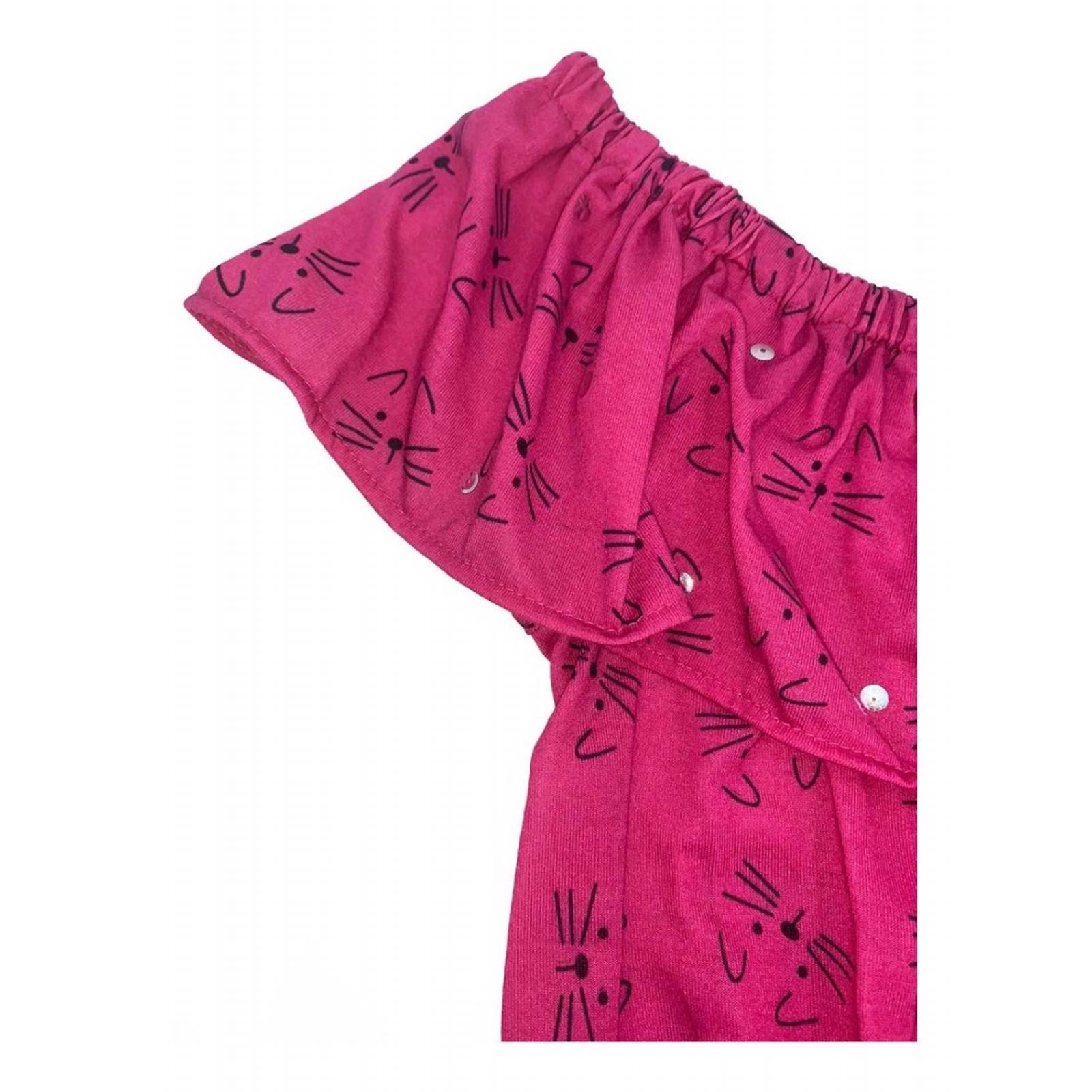 Jumper Kiss Tela Estampado Gatitos 