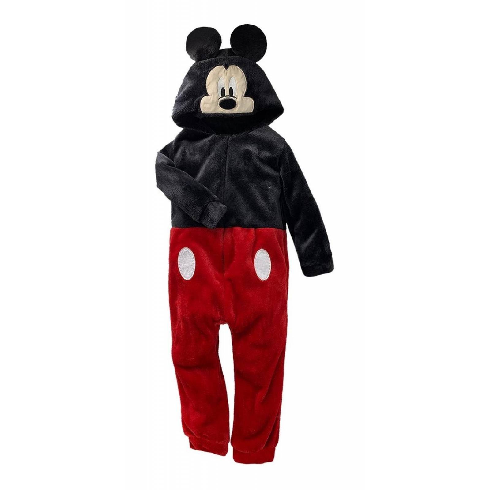 Mameluco Con Gorro Bordado Disney Mickey Mouse Niños 