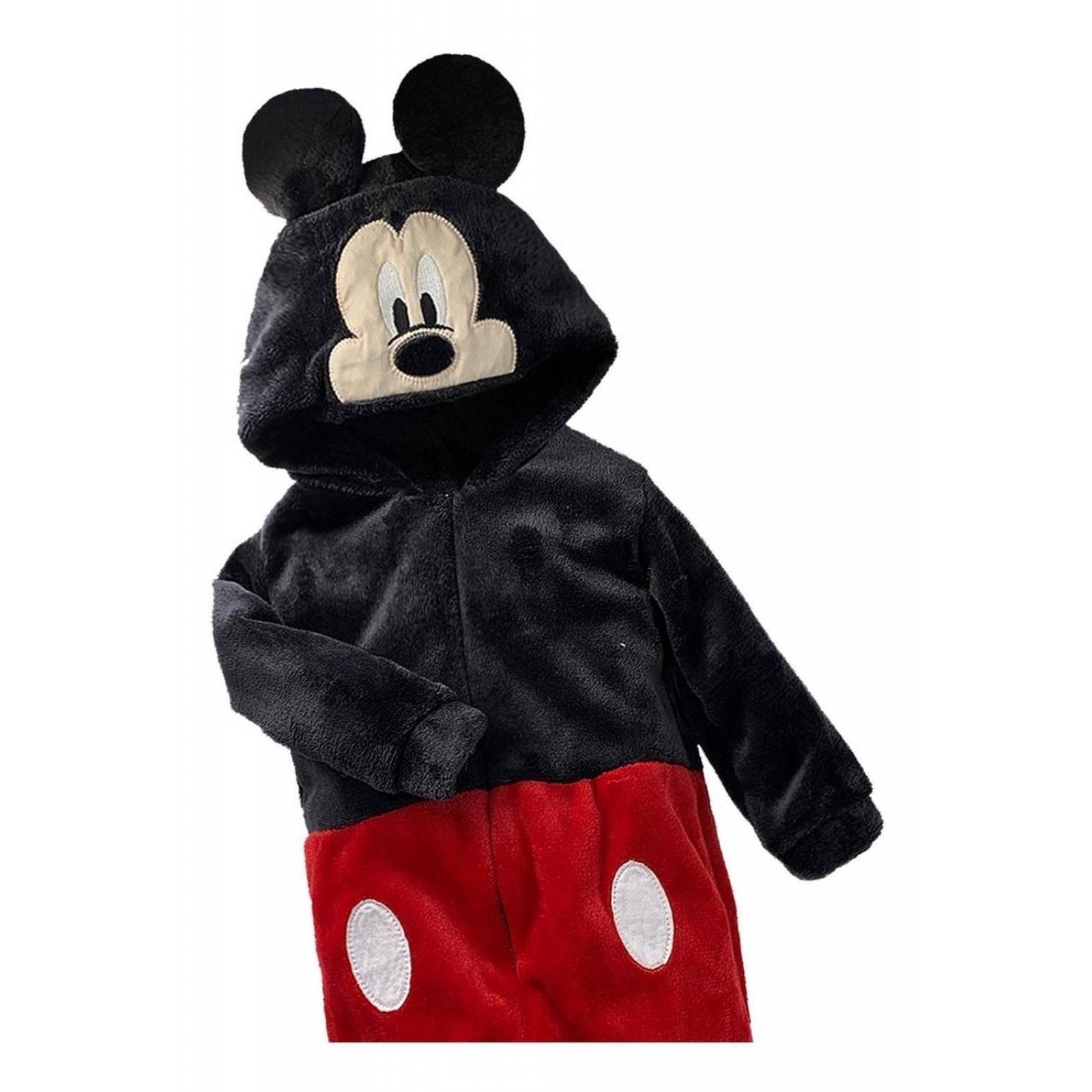 Mameluco Con Gorro Bordado Disney Mickey Mouse Niños 