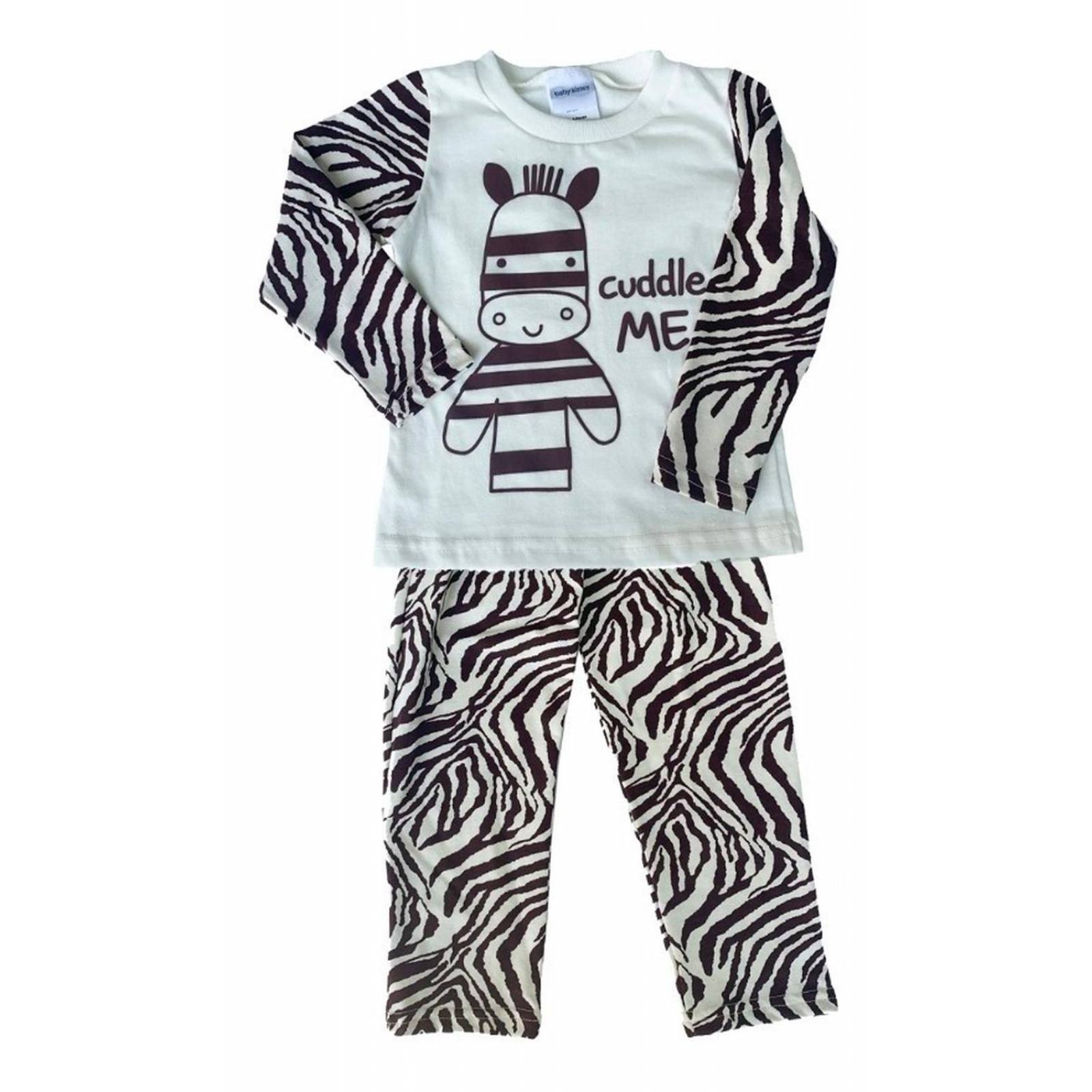 Kit 2 Pijamas Algodon Con Estampado Cebra Y Catarina 