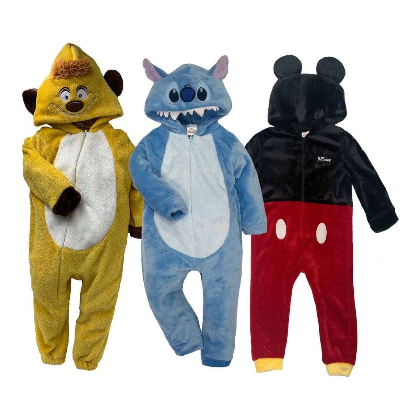 Kit 3 Mamelucos Disney Timon, Stich, Mickey A Precio De 2