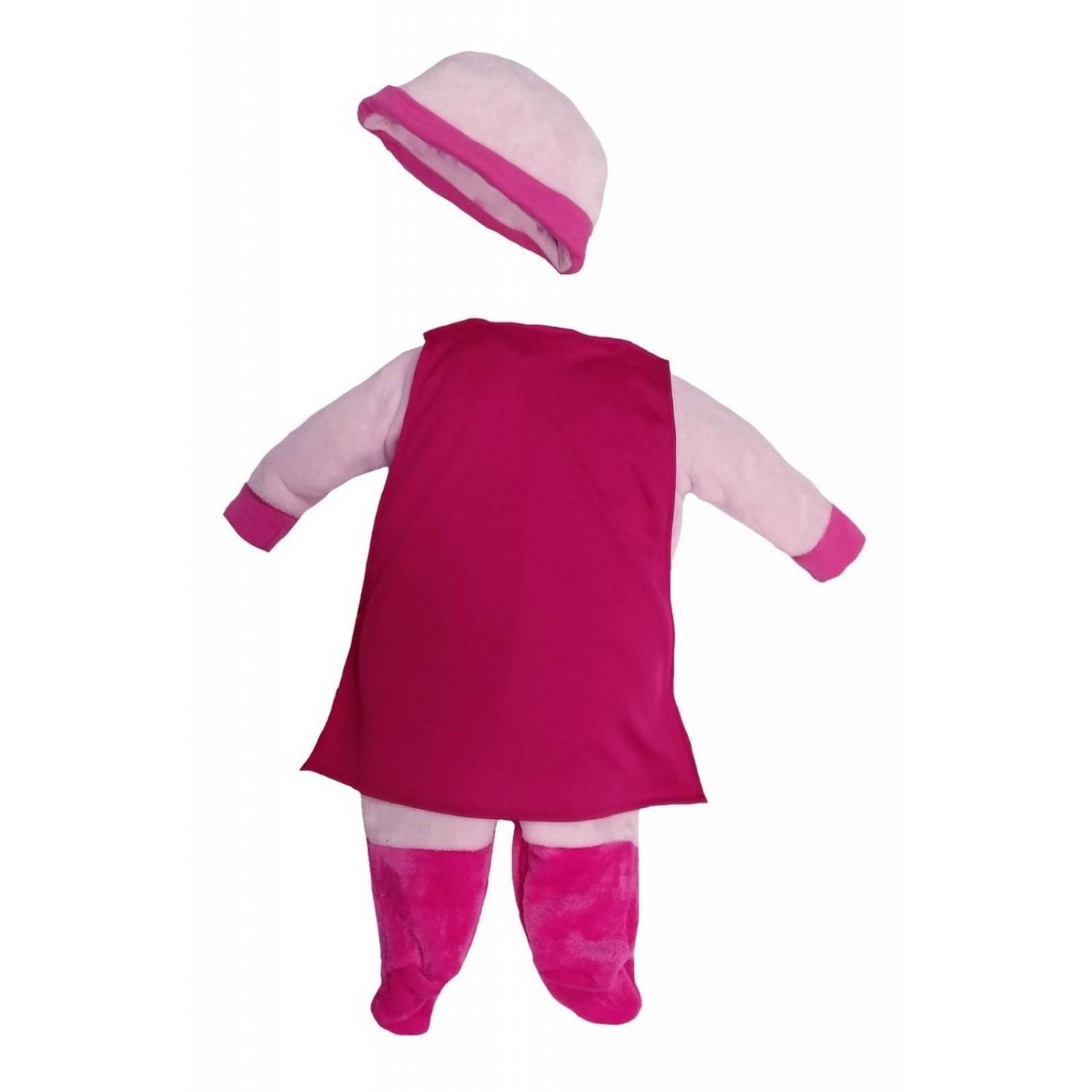 Mameluco Tipo Disfraz Con Gorro Y Capa Supergirl 