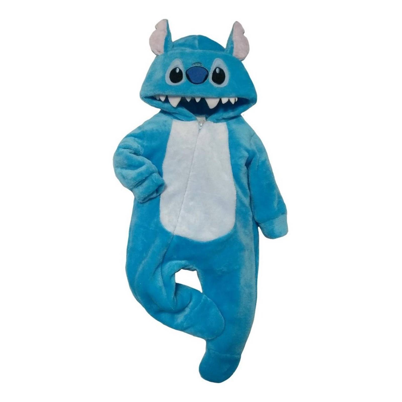 Mameluco Con Gorro Bordado Stitch Plumbango 