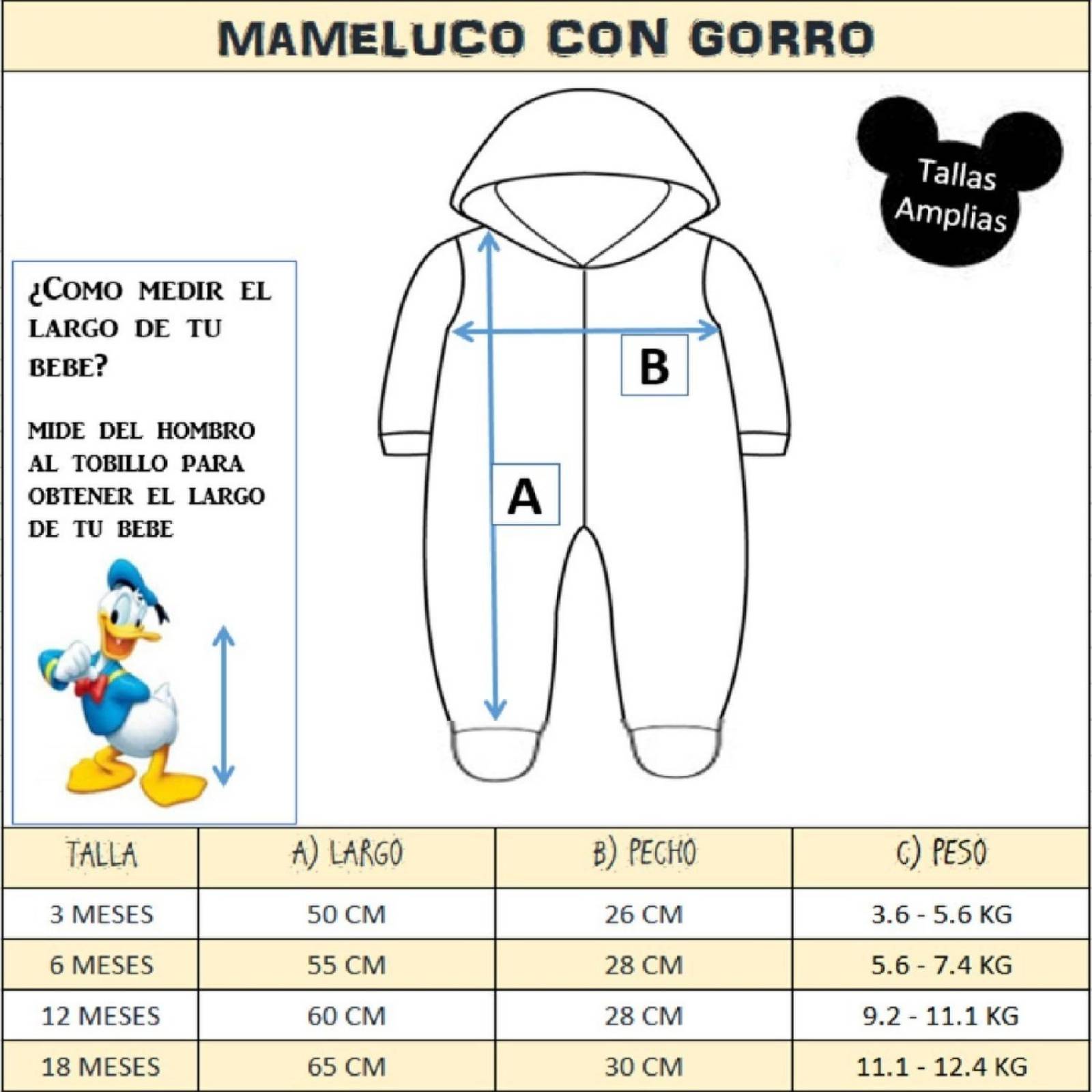 Mameluco Disney Con Gorro Bordado Pumba
