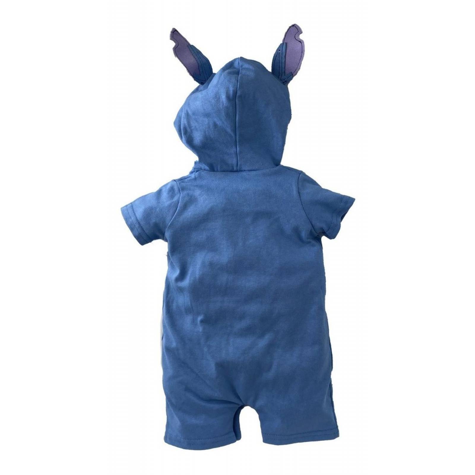 Pañalero Algodon Con Gorro Bordado Disney Stich 