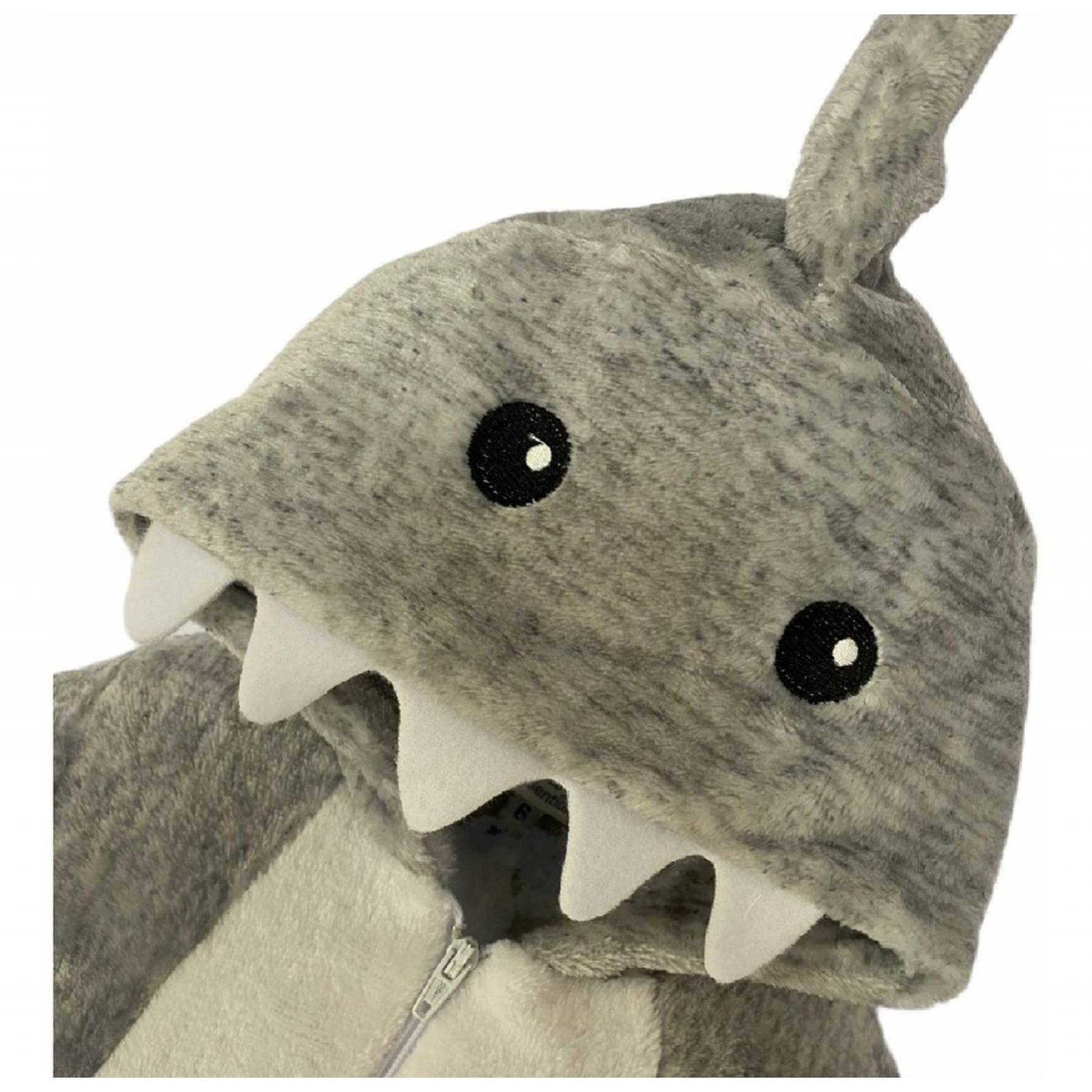 Mameluco Con Gorro Bordado Tiburón 