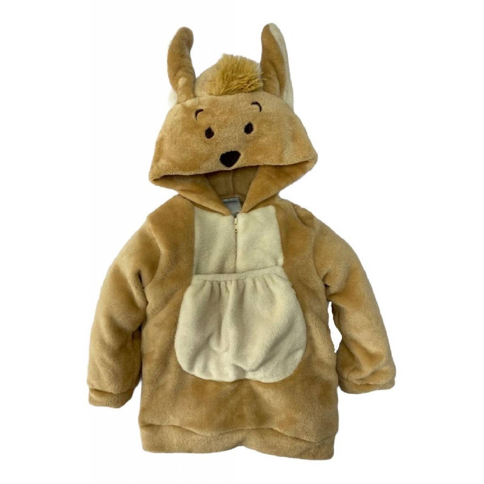 Conjunto Con Gorro Canguro Y Peluche 