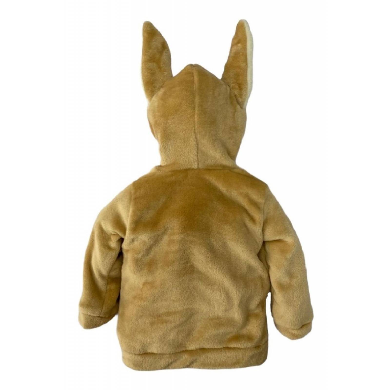 Conjunto Con Gorro Canguro Y Peluche 