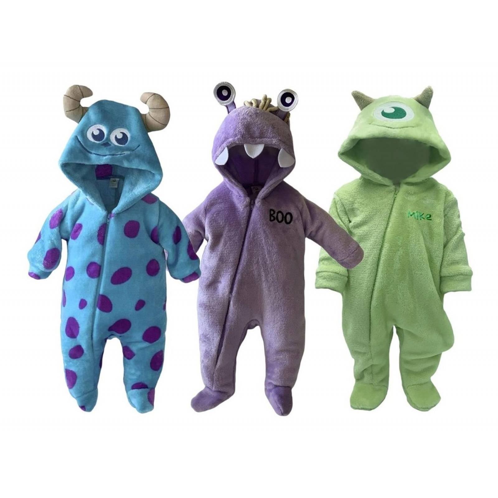 Pack 3 Mamelucos Disney Sulley, Boo, Mike A Precio De 2