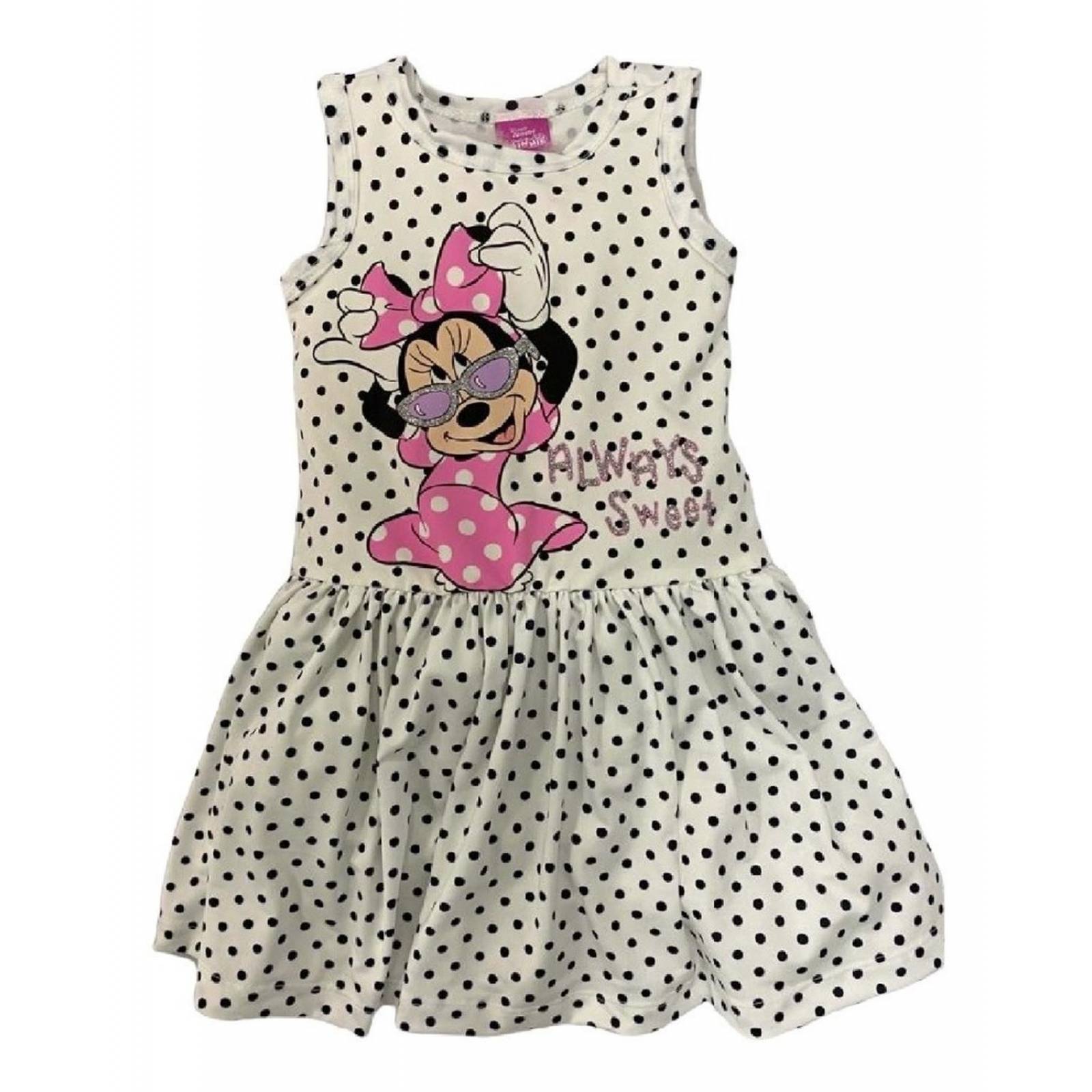 Vestido Estampado Lunares Disney Minnie Mouse 