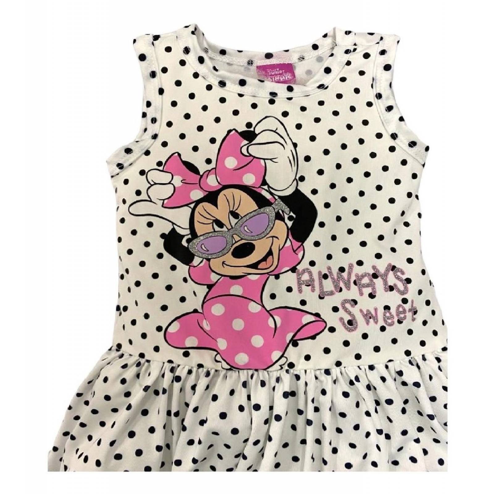 Vestido Estampado Lunares Disney Minnie Mouse 