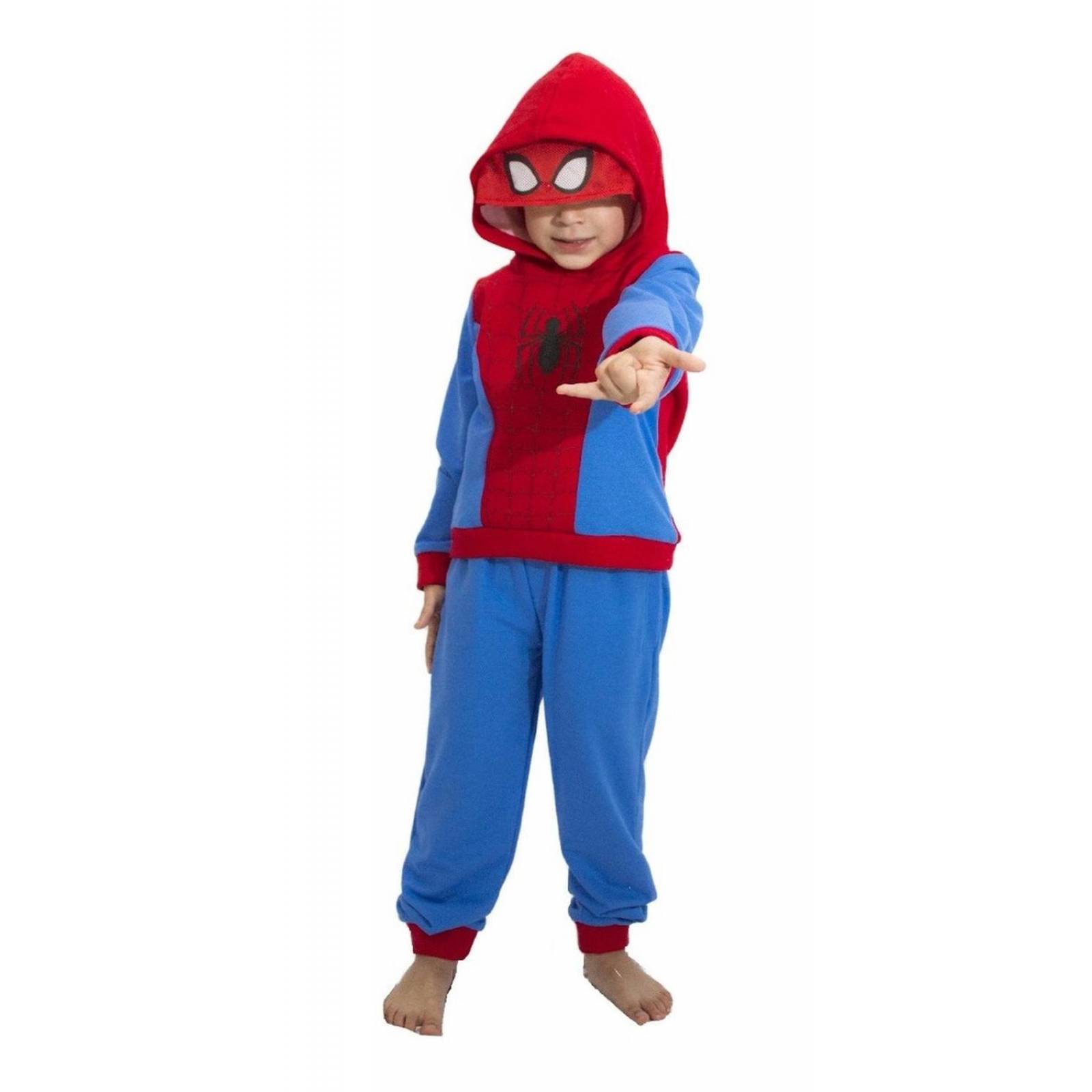 Conjunto Pants Marvel Niño Con Gorro Spider Man