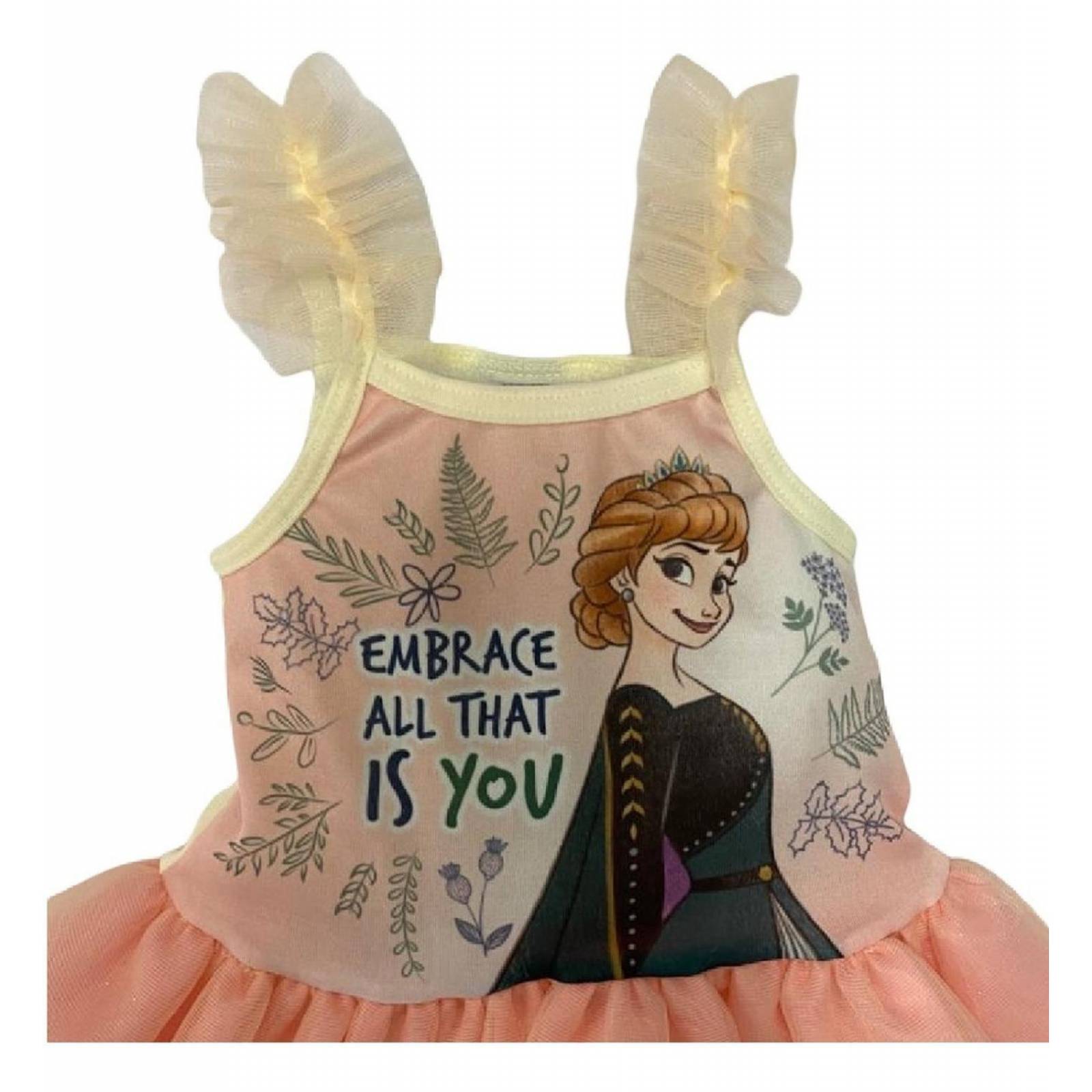 Vestido Estampado Disney Anna 