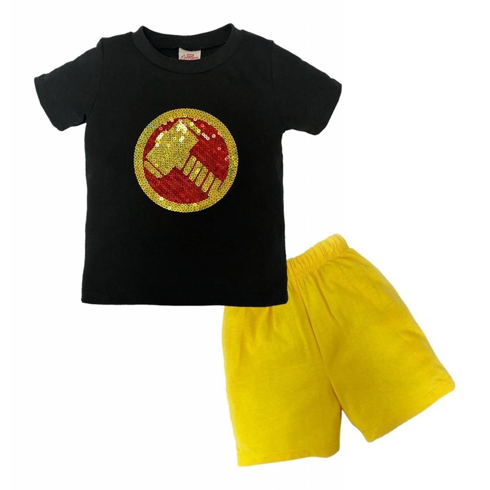 Kit 3 Conjuntos Marvel Spiderman, Thor, Capitán América