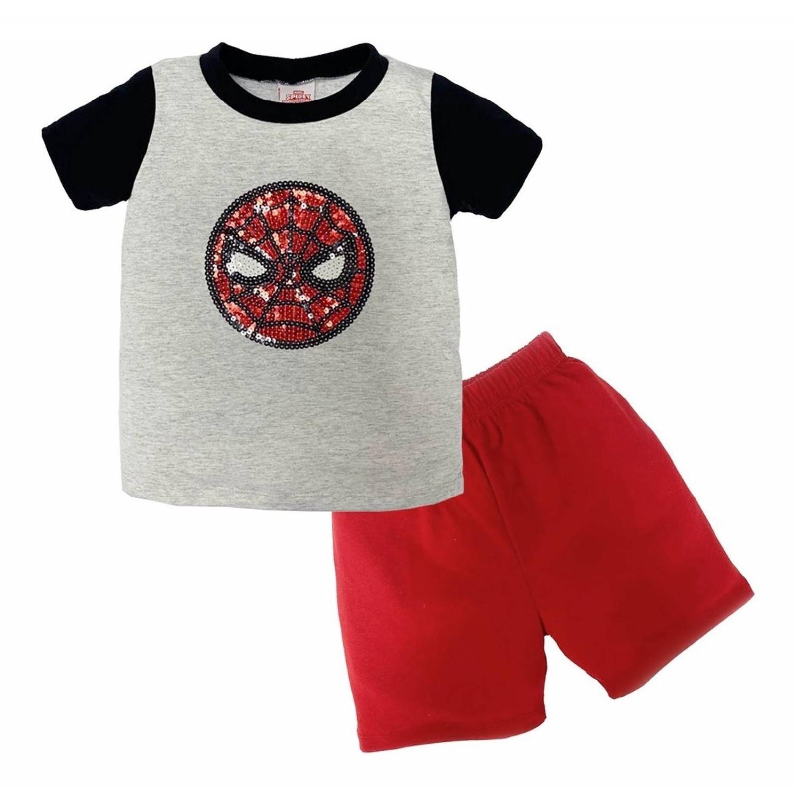 Kit 3 Conjuntos Marvel Spiderman, Thor, Capitán América